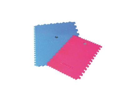 Stěrka plastová univerzální, zuby, 175 x 130 mm