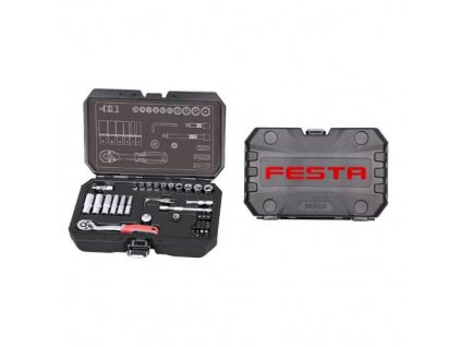 Gola sada PROFI, 36 ks, 1/4", plast obal, CrV, FESTA
