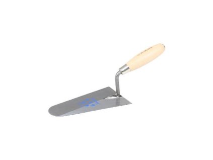 Lžíce ocel půlkulatá broušená, 200 mm, dřevěná rukojeť