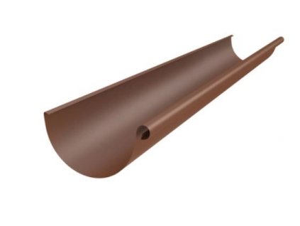 Žlab  280 délka 6000 FeZn lakovaný ROBUST cihlově červený RAL 8004