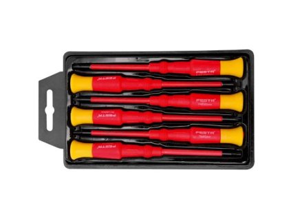 Šroubováky elektro jemné, SET, 6 ks