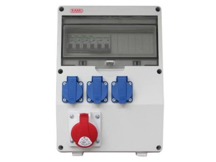 Rozvodnice zásuvková, kombinace, RZJ-D-310