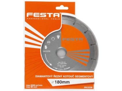 Kotouč diamantový segment Ø 125 x 22,2 mm, FESTA