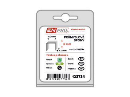 Spony PROFI, 345/08 mm, 5000 ks, ENPRO