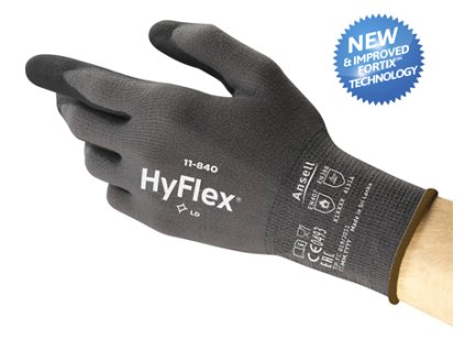 Ansell HyFlex 11-840 Pracovní rukavice 10" povrstvené nitrilem