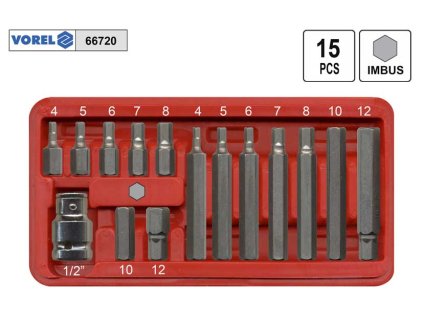 Bity imbus sada 15 dílů VOREL