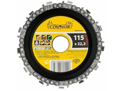 CONDOR Řetězový kotouč na dřevo 115mm (TO-08770)