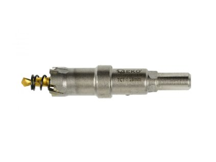 GEKO Tvrdokovový korunkový vrták do kovu 18mm TCT