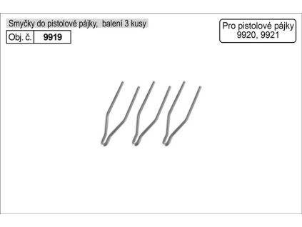 Hroty pro trafo pájku, balení 3 kusy
