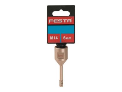 Korunka diamantová vykružovací, Ø 6 mm, M14, FESTA