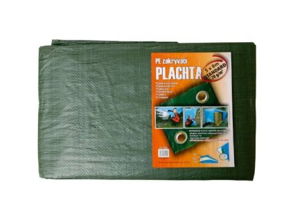 Plachta zakrývací STANDARD, 5 x 8 m, zelená
