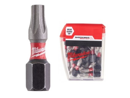 MILWAUKEE Shockwave bit torx TX30x25mm 1/4 Impact Duty - 25ks
