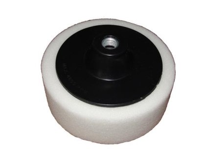 SILVER Leštící kotouč molitanový BÍLÝ 180mm s unašečem závit M14