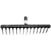 Hrábě vertikutační kovové, 14 zubů