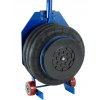 BAUG Pojízdný pneumatický měchový zvedák 3,5t balonový, 140-400mm, krátká rukojeť B3302