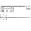 Míchadlo Turbo  75 x 400 mm pozinkované