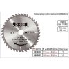 Pilový kotouč s SK plátky 125x22,2mm 40 zubů Extol Premium