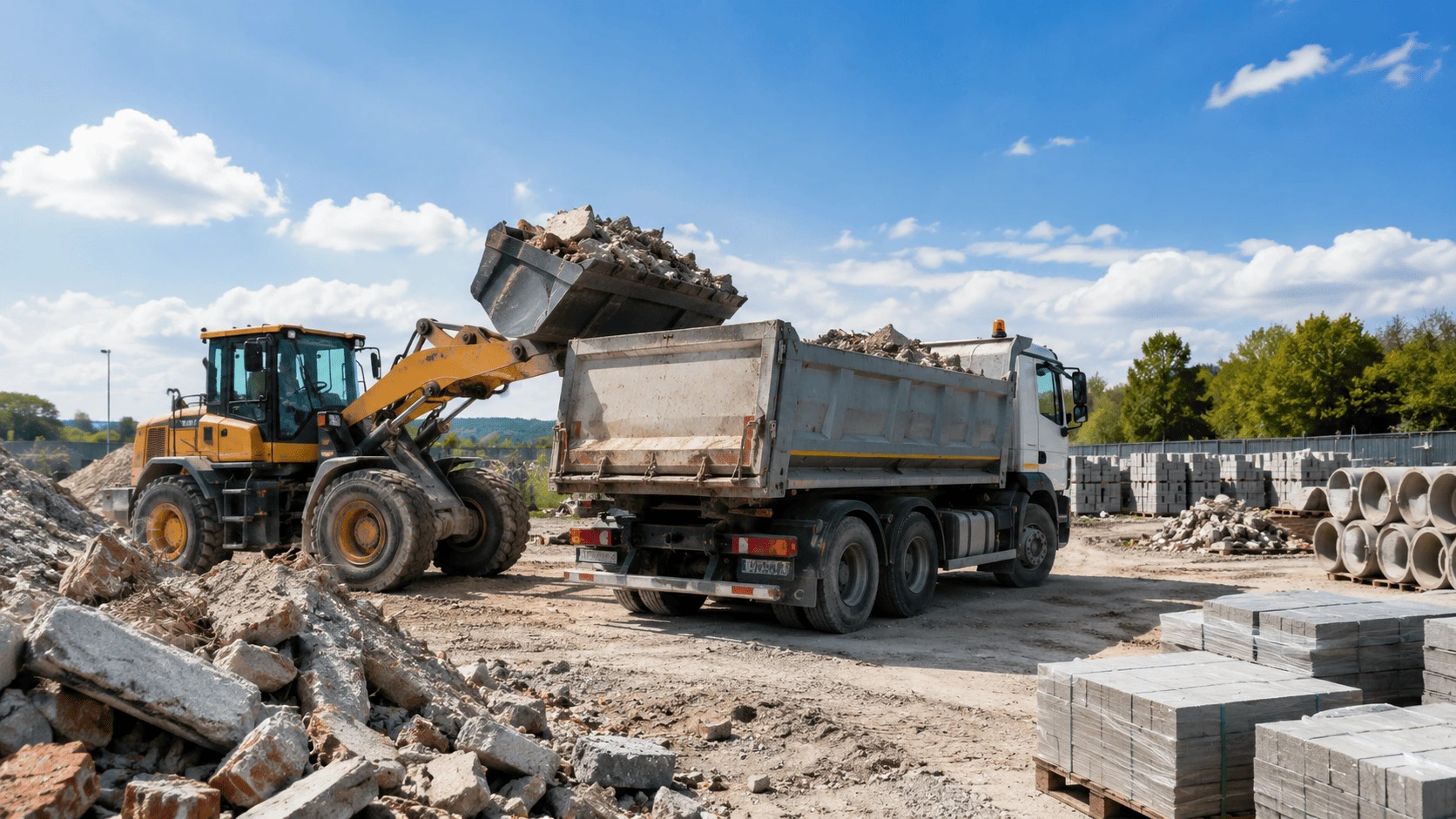Jak efektivně vyřešit odvoz stavební suti a materiálu?