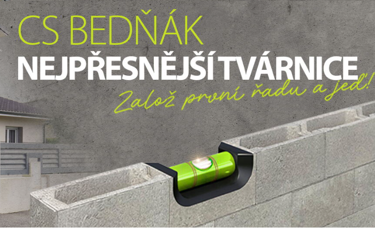 CSbedňák – nejpřesnější tvárnice na trhu nyní v akci!