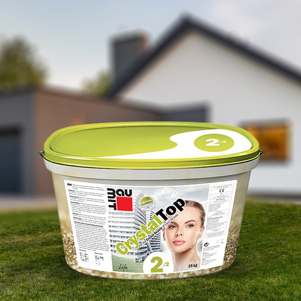 Baumit CrystalTop – revoluční fasádní omítka