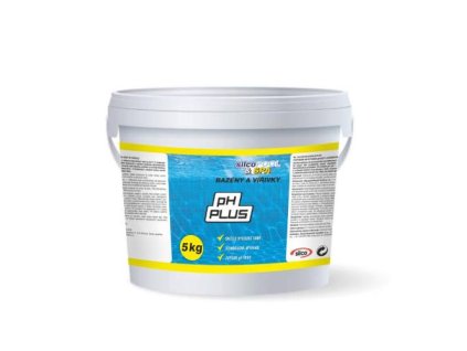 Chemie bazénová, pH plus, 5 kg, SILCO