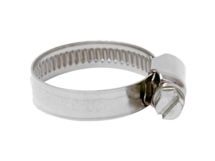 Spona hadicová 9 mm, 20 - 32 mm, nerezová chromová ocel W2, 2ks balení