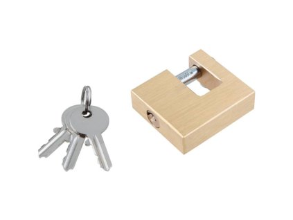 123274Q1 Zamek visaci mosazny 65 mm cepovy MEGA 0a