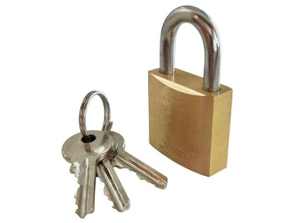 123130Q1 Zamek visaci mosazny 32 mm zesileny MEGA 0a