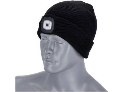 S091442050 Cepice zimni RAY s LED svetlem cerna 54 60 STALCO S091442050 0a