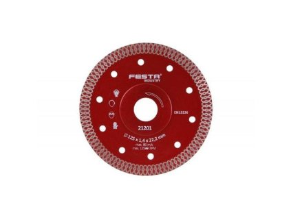 Kotouč diamantový turbo Ø 230 x 2,0 x 22,2 mm, FESTA INDUSTRY