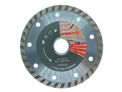 Kotouč diamantový turbo Ø 115 x 22,2 mm, FESTA