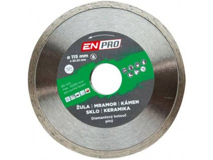 121520 Kotouc diamantovy plny 115 x 1 2 x 22 3 mm ENPRO 0z