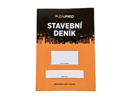 Stavební deník A4, samokopírovací, ENPRO