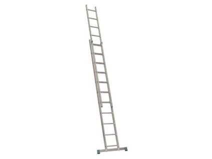 Žebřík Al, 2 x 11 příček, 3,13 m, 5,12 m, výsuvný, ALVE 7211