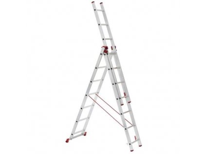Žebřík Al, 3 x 7 příček, 2,01 - 3,99 m univerzální, ALVE ENPRO 6607