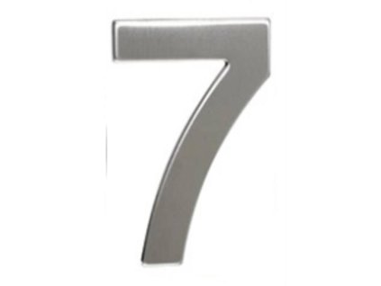 148329 Cislo 7 50 mm samolepici nerez 0z