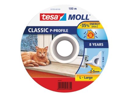 148760 Tesneni do oken a dveri guma P 9 x 5 5 mm x 100 m bile 0a