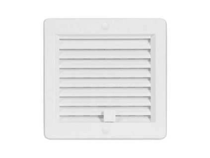 Mřížka větrací se žaluzií VM, 150 x 150 mm UB, bílá 0213