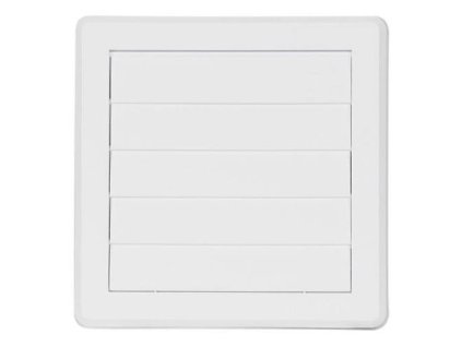 Mřížka větrací gravitační VM, 150 x 150 mm G/100 mm, bílá 0215