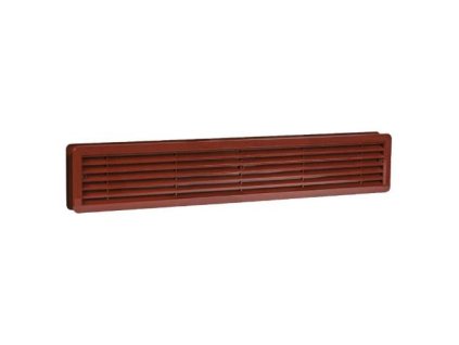 Mřížka větrací dveřní VMD, 500 x 90 mm, 2 ks, hnědá 0202
