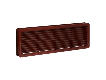 Mřížka větrací dveřní VMD, 400 x 130 mm, 2 ks, hnědá 0232