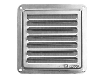 Mřížka větrací - krytka NVM, 100 x 100 mm K, nerez 0709