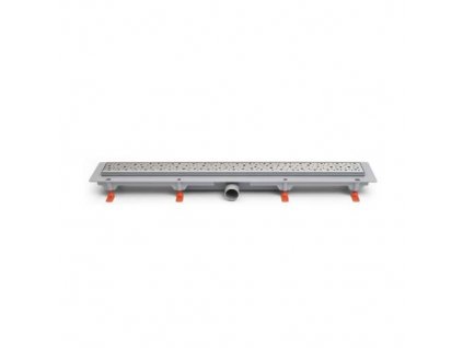 Žlab podlahový lineární 850 mm, D 40 mm, boční, square mat, ENPRO