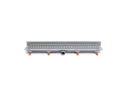 Žlab podlahový lineární ke stěně 750 mm, D 40 mm, boční, medium mat, ENPRO