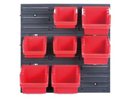 Organizér závěsný se 7 boxy, 400 x 110 x 400 mm