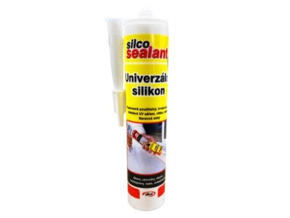 Silikon univerzální jednosložkový, 310 ml, bílý, SILCO