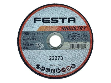 22273 Kotouc rezny kov 150 x 1 6 mm FESTA INDUSTRY 0z