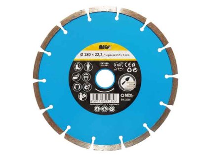Diamantový kotouč segmentový 180x22,2mm