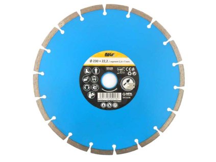 Diamantový kotouč segmentový 230x22,2mm