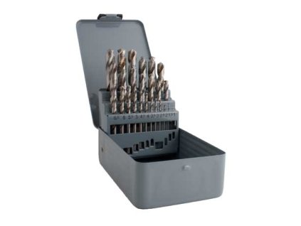 MAGG Profi - Sada vrtáků HSS-G vybrušované 25 ks (1,0-13,0mm), plechový box
